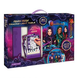 Make It Real Cadeaux Disney Tablette de Dessin Lumineuse Portable avec Pages pré-imprimées des Descendants 3 - Loisirs créatifs pour Enfants - Cadeaux pour Adolescents (Bargainmax Ltd, neuf)
