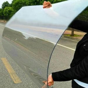 eryssgbf Plexiglass Plaque Transparent, Plaque Polycarbonate, Plaque Pvc Plastique pour Serre Jardin, Plaque Acrylique Transparente pour Marquise de Porte Exterieur Pergola Jardin Patio (guohong store, neuf)