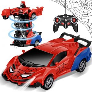 Aragallant Voiture T&eacute;l&eacute;command&eacute;e Robot, Voiture Transformable en Robot pour Gar&ccedil;on Fille &agrave; partir de 3 4 5 6 7 8 9+ Ans, RC Voitures Telecommand pour Enfants Anniversaire Cadeaux de No&euml;l (Jadelotus Realmsky Kft., neuf)