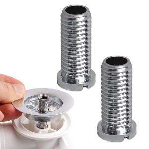 YUVKIN 3 pi&egrave;ces Vis creuse en acier inoxydable, Vis pour panier d'&eacute;vier, Vis de bonde, pour bonde &eacute;vier cuisine, Accessoires pour &eacute;vier de cuisine (M12 x 30 mm) (Argent) (HerEdit, neuf)