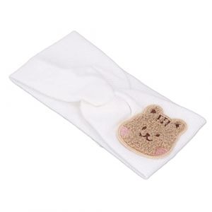 BONKZEBU Baby Bandbands Coton Doux Super Extensible, Cartoon Pattern Protection Enveloppe pour les Tout-petits, Bandeau de nouveau-n&eacute; pour Filles, Bandeaux pour B&eacute;b&eacute;s Gar&ccedil;on, Bandeau b&eacute;b&eacute; (Blanc) (Shenlior, neuf)