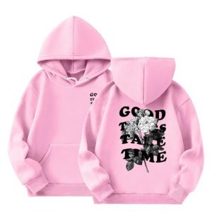 Pull Chaud Enfant Sweat A Capuche Style Japonais Veste Ado Fille 14 Ans Enfant 12 Ans Garcon Sweat Zippe Enfant Chemise De Nuit Fille Sportswear Fille Pull Style Femme (Kwatieh, neuf)