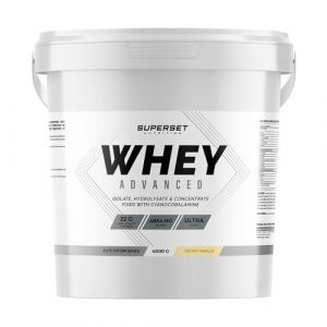 Superset Nutrition | 100% Whey Proteine Advanced (4kg) | Whey protéine | Whey protéine ultrafiltrée (FITADIUM, neuf)