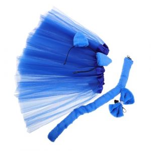 FRCOLOR 1 Ensemble D'Oreilles De Chat Ensemble De F&ecirc;te Bandeau Queue Costume Oreilles De Chat Halloween Oreilles De Chat Costume De Chat Pour Femme Queue Et Oreilles De Chat (Different Quality, neuf)