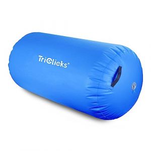 Triclicks Gonflable Air Roller, Rouleau d&rsquo;Air,Cylindre de Gymnastique, Tapis de Gymnastique Gonflable,Piste Cylindrique Fitness pour Gymnastique,Yoga,Taekwondo (houndsports, neuf)