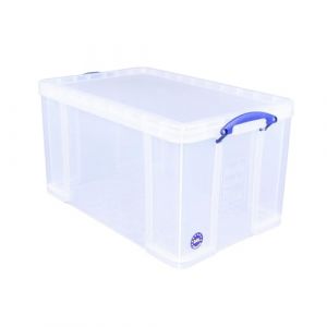 Really Useful Box Boîte à fiche en polypropylène 84 L Transparent (Gastro & Office, neuf)