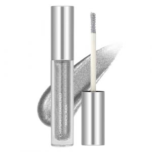 Mascara Pailleté | Mascara Paillettes Imperméable | Mascara Brillant Or Argent Longue Durée pour Cils Volumateurs | Mascara Paillette Coloré Sans Agglomération pour Femme (darkenear, neuf)