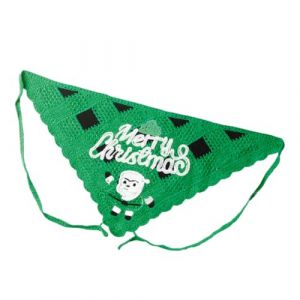 Bandeau de P&egrave;re No&euml;l tricot&eacute; flocon de neige pour l'ext&eacute;rieur Motif de flocon de neige &Eacute;charpe cr&eacute;ative pour cheveux de No&euml;l (dakeyou, neuf)