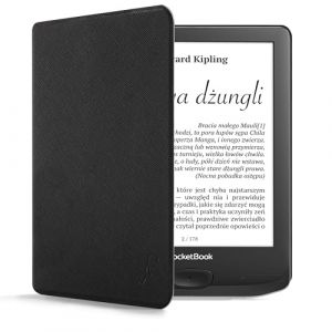 Forefront Cases &Eacute;tui pour Pocketbook Touch Lux 5 et Lux 4 et HD 3 et Pocketbook Color (Colour) 2020 - Noir - Mince et L&eacute;ger &Eacute;tui, Fonction Automatique Veille/R&eacute;veil Intelligente Coque (Housse) (Forefront Cases, neuf)