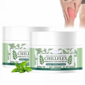 Chill Flex Instant Cooling Relief Cream,2025 New 3.52oz Instant Cooling Relief Cream,Cool Soothing Ointment,Menthol Gel for Relieving Tension,Fatigue and Soreness (SHENGZE, neuf)