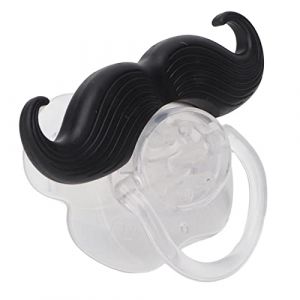 Sucettes Drôles pour bébé, Sucette à Moustache, Tétine Drôle de Style Drôle | Tétine Orthodontique Mignonne avec Lèvre à Baiser | Outil de Dentition Orthodontique à Mâcher (Rotekt, neuf)