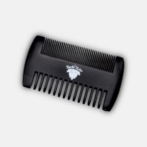 Peigne en bois à double dents (Barbe Noire cosmétics products, neuf)