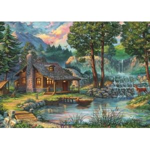 AveJoys Puzzle Adulte 1000 Pièces Cerf Bleating Villa 70x50cm Puzzles pour Adultes Jeu éducatif Défi Jouets 1000 Pièces Puzzles pour Adultes Enfants (Vaton Tech, neuf)