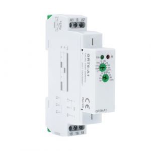 Jadeshay Relais Temporis&eacute;, GRT6-B1 Interrupteur &agrave; Minuterie &Eacute;lectronique &agrave; Fonction Unique Relais Temporis&eacute; de Mise Hors Tension, Type Rail DIN(AC/DC24V-240V) (Omykou, neuf)