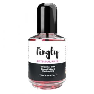 Fingly Vernis Amer pour Enfant & Adulte - Vernis &agrave; Ongles Transparent - Vernis Anti Ronge Ongle - Soins pour les Ongles Rong&eacute;s et Abim&eacute;s, 7.5 ml (Vivere GmbH, neuf)