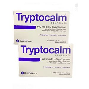 Tryptocalm - Equilibre de L'humeur - stress - Nervosité - Troubles du sommeil - Boite de 30 Comp - Lot de 2 boîtes (WEBPARA, neuf)