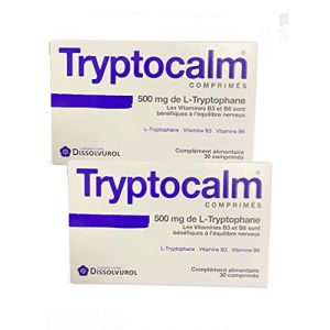 Tryptocalm - Equilibre de L'humeur - stress - Nervosité - Troubles du sommeil - Boite de 30 Comp - Lot de 2 boîtes (Universdeproduits, neuf)