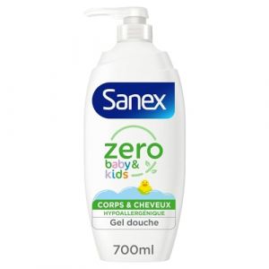 SANEX – Gel Douche Enfant Hypoallergénique Douceur 2-en-1 Corps et Cheveux, Flacon 700 mL - Le Lot De 3 (Franc shopping, neuf)