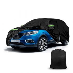 Housse de Voiture pour Renault Kadjar 2015&ndash;2022 Oxford Coton Imperm&eacute;able pour Pluie Soleil Poussi&egrave;re Protection Voiture B&acirc;che (rosetteo, neuf)