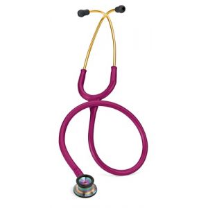3M Littmann Stéthoscope Classic II Nouveau-Né 2157 Rainbow Edition, Tubulure Framboise (medika69, neuf)