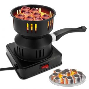 Tutamaz Allume-charbon, allume-charbon, cuisini&egrave;re, allume-charbon, barbecue avec long c&acirc;ble 450-600 W, accessoires pour barbecue &agrave; charbon &eacute;lectrique, po&ecirc;le &agrave; charbon, barbecue &agrave; charbon avec poign&eacute;e (Tutamaz, neuf)