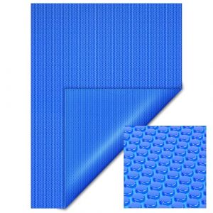 Wiltec B&acirc;che &agrave; Bulles Solaire rectangulaire pour Piscine, 5 x 8 m, 400 &micro;, en PE, Couleur Bleue, Couverture Piscine, Chauffage Piscine (Wiltec Wildanger Technik GmbH, neuf)