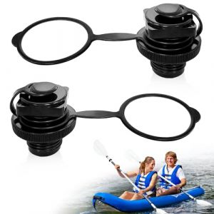 xiaoxiaozhijia 2 Pièces Valve Bateau Pneumatique Inflatable,Robinet pour Bateau Gonflables 22mm,Valve d'air Universelle Remplaçable pour les Canoës,les Kayaks et les Planches de Stand Up Paddle (Stil) (XiaoXiaoZhiJia, neuf)