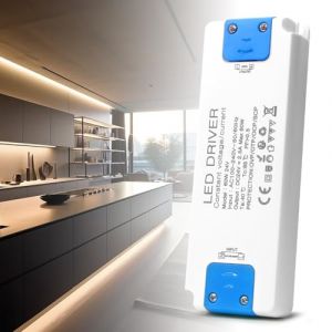 BRIMETI Transformateur 220V 24V 60W Alimentation 2.5A Ultra Mince Convertisseur Conducteur 220V AC &agrave; 24V DC Transformateur Adaptateur &agrave; Basse Tension Constante Convertisseur LED Driver pour Ruban LED (BRIMETI-EU, neuf)