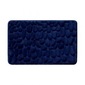 La Berge Le Tapis de bain Galet Tapis de bain galet 3D m&eacute;moire de forme 40*60cm &ndash; 100% microfibre ultra-doux, absorption rapide, base antid&eacute;rapante SBR, s&eacute;chage rapide, lavable en machine (US-XINGYUE, neuf)