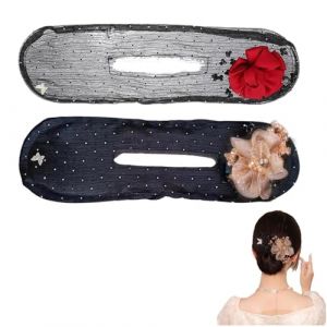Bigoudi pour chignon - Accessoire pour chignon - Fleur - Nœud - Lapin - Oreille - Accessoire pour chignon (menglanchun, neuf)