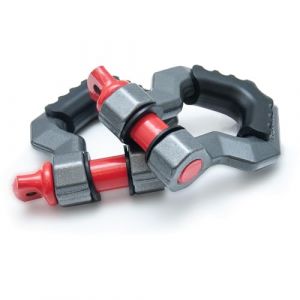 Dragon Winch Manille en Acier 3/4" | Lot de 2 manilles haute r&eacute;sistance 4,75T / 4750 kg | Manilles universelles pour treuils &agrave; c&acirc;ble | Manilles durables en acier de haute qualit&eacute; | Accessoire Treuil (DragonWinch, neuf)