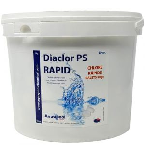 Chlore Choc Piscine – Traitement Eau Verte, Trouble, Algues et Les Micro-Organismes/Action Rapide, Entretien et rattrapage de l’Eau, Chlore Choc Pastilles 20G 1kg et 5kg (5KG) (Js DistriWeb, neuf)