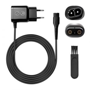 Dupoem Chargeur de Rasoir ÉLectrique 4,3V Compatible avec Philips Rasoir A00390, Adaptateur Chargeur Cable Philips Tondeuse pour Séries QP2520, QP2620, MG3720, MG3730, BT3206, BT3208 (Dupoem, neuf)