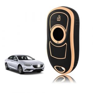 TOOMUME Coque Cl&eacute; TPU, Etui Cl&eacute; &Eacute;tui Cl&eacute; 2 Boutons Adapt&eacute; pour Opel Vauxhall Insignia B Astra K Corsa E Zafira C Meriva B Buick Encore Envision Verano, Couvre Clef Cache Cle Voiture Tel&eacute;commande (TOOMUME, neuf)