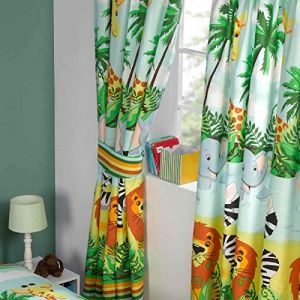 Jungle-Tastic Rideaux doubl&eacute;s (Cadeaux Pour Les Enfants, neuf)