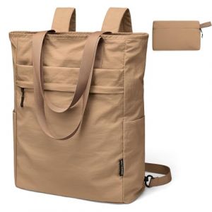 GOLF SUPAGS Sac &agrave; Dos Convertible Pliable 2 en 1 Sac &agrave; Dos de Voyage pour Femmes Hommes Sac &agrave; Dos Quotidien D&eacute;contract&eacute; Sac &agrave; Dos Multifonction pour Travail Voyage Loisirs (Brun Gravier) (GOLF SUPAGS, neuf)