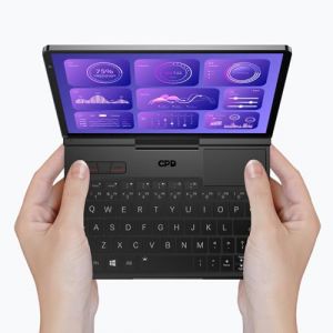 GPD Pocket 4 (AI 9 HX370) &ndash; Ordinateur portable en aluminium avec Windows 11, &eacute;cran Ultra HD 8,8", rotation &agrave; 180&deg;, Ryzen AI 9 HX370, 32 Go LPDDR5x, SSD NVMe 2 To, Wi-Fi 6E, Ethernet 2.5G (DM SOLUZIONI ICT, neuf)