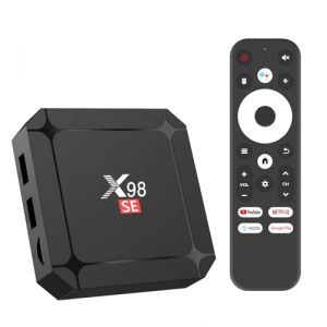 Puersit Boîtier TV Android 10, Box Android TV X98SE avec Allwinner H313 A53 CPU Support 4K HD Dual WiFi 2.4G 5.8G BT5.0 100M LAN Enternet 2GB/8GB (CHXM-EU, neuf)