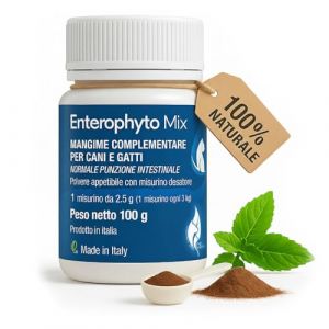 Enterophyto Mix Antidiarrhéique Naturel à Action immédiate pour Chiens et Chats Probiotique Contre la diarrhée Soutien Gastro-intestinal du Chat 100% Fabriqué en Italie (Cs Pets, neuf)