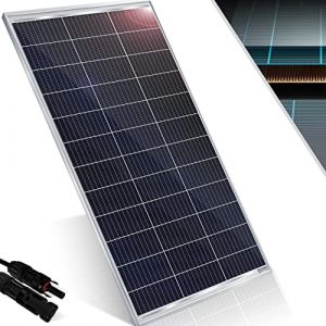 KESSER® Panneau solaire monocristallin Panneau solaire - 18 V pour batteries 12 V, photovoltaïque - Cellule solaire Installation PV - 1er Set - 165 Watt (WMK Trading GmbH, neuf)