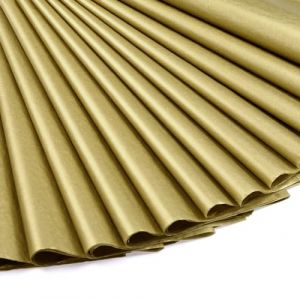 Kesote 60 Feuilles Papier de Soie Doré 38 x 50cm pour Loisirs Créatifs, Emballage et Décoration DIY, Cadeau Halloween Noël Fête Mariage (YuFeiDianZi, neuf)