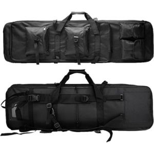 Étuis À Fusil pour Fusils,Sac De Tir Sportif,Sac Tactique Militaire,Pistolets Étui À Fusil Souple Sac De Gamme De Chasse Airsoft Carabine Tactique Sac À Dos pour Le Tir De Chasse E,117CM (JunJun Nest, neuf)