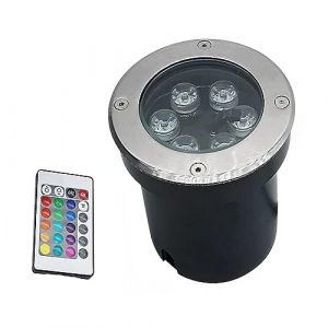 Eclairage Sous Marin - Lumière LED Submersible, Projecteur Sous-marin Étanche IP68, Projecteur De Sol À LED RVB À Couleur Changeante, Pour Jardin, Projecteurs De Piscine, Avec Télécommande ( Color : 1 (Steel foil, neuf)