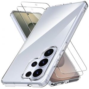 Anoowkoa Coque pour Samsung Galaxy S26 Ultra +2 Pi&egrave;ces Samsung S26 Ultra Verre Tremp&eacute; - Coque Hybride TPU Antichoc et PC Transparent Housse de Protection en Silicone Rigide Anti Choc &Eacute;tuis (funan, neuf)
