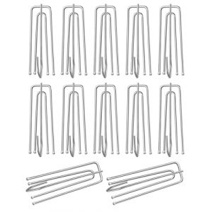 FDCGAS 12pcs Accroches pour tringles &agrave; rideaux,Crochets Rideaux en Acier Inoxydable avec 4 Dents,Crochet Rideaux,Crochets en M&eacute;tal Robuste &agrave; Dents Profondes,pour Pincer Les Plis et Les Rideaux Lourds (tongshanfenhedianzishangwuyouxiangongsi, neuf)