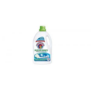 Chanteclair Lavatrice Muschio Bianco Lessive avec dégraissant Parfum Musc Blanc 50 lavages 2500 ml (ENVOI RAPIDE 24h/48h, neuf)