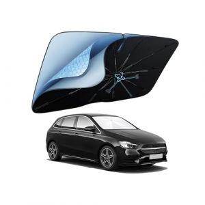 BIXUAN W247 Pare-brise pare-soleil compatible avec Mercedes Benz Classe B W247 2020-2025 Parapluie de voiture Pare-soleil Pare-soleil Pare-soleil Pare-soleil Isolation thermique Pliable Protection UV (BIXUAN, neuf)