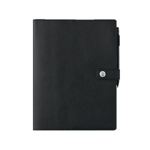 OBERTHUR - 1 Agenda Organiseur Semainier 27 SPIRALÉ KENT - Janvier 2026 à Décembre 2026 - Dimension 21 x 27 cm - Couverture Noire - Bilingue (Papeterie Libellus, neuf)