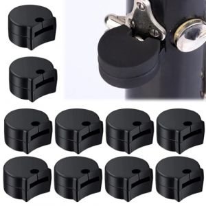 OUDQFCJ 10 pièces Protège-Pouce en Clarinette, Housse de Coussin Repose-Pouce en Clarinette, Coussin Protecteur Adapté à la Plupart des Clarinettes, Accessoires De Jeu clarinette (Noir) (Mapico, neuf)
