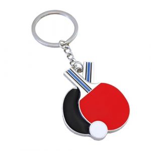 Porte-cl&eacute;s de raquette de tennis de table, porte-cl&eacute;s de raquette de -pong | Pendentif de porte-cl&eacute;s de sport de conception de raquette de tennis de table | Ornement de sac Chic, porte-cl&eacute;s de cha (mojita, neuf)